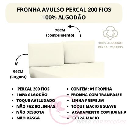 Imagem de Jogo de Lençol Solteiro ESPLENDORE 100% Algodão Percal 200 Fios 03 Peças Tecido Grosso Toque Macio