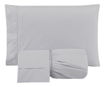 Imagem de Jogo De Lençol Versatile Ponto Palito Simples 3 Peças King