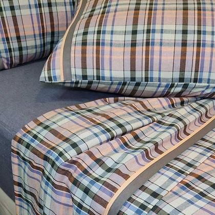 Imagem de Jogo De Lençol Vivain Flanela Queen Rubelita 4 Peças