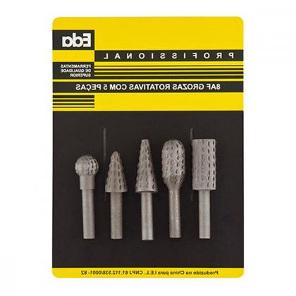 Imagem de Jogo De Lima Grosa Rotativa C/5Pc Eda 8A