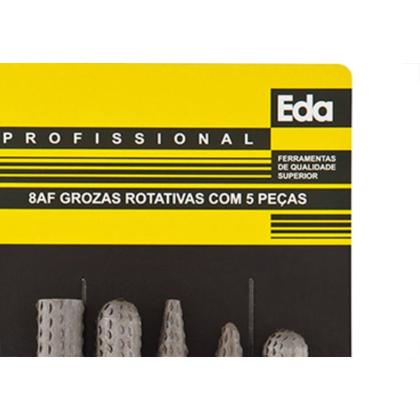 Imagem de Jogo De Lima Grosa Rotativa C/5Pc Eda 8A
