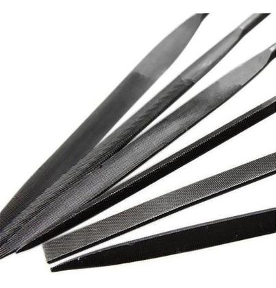 Imagem de Jogo de Limas Agulha com Cabo pra Ourives Mecânica Kit C/12 - Vonder