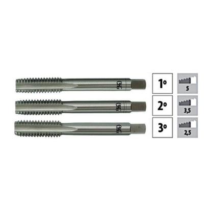 Imagem de Jogo de Macho Manual HSS M 14x2mm DIN 352 - 3 pecas 101 - OSG