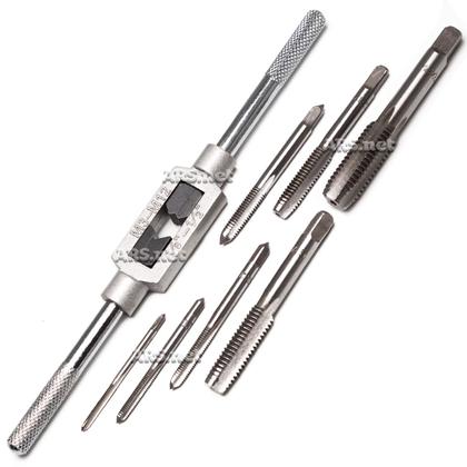 Imagem de Jogo De Machos Com Vira Macho Manual E Extrator Saca Parafuso Quebrado