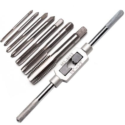 Imagem de Jogo De Machos Com Vira Macho Manual E Extrator Saca Parafuso Quebrado