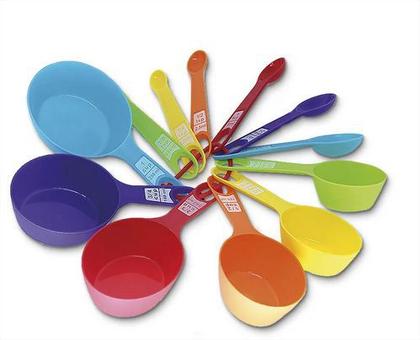 Imagem de jogo de Medidor xícara E colher medidoras 12 pcs