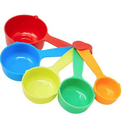 Imagem de Jogo de Medidores Copos Plástico 5 Multicolorido - GS