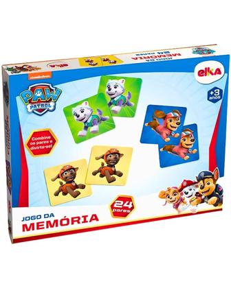 Imagem de Jogo de memoria 24 pares Patrulha Canina - Elka