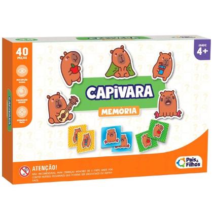 Imagem de Jogo de Memória Capivara - Pais e Filhos