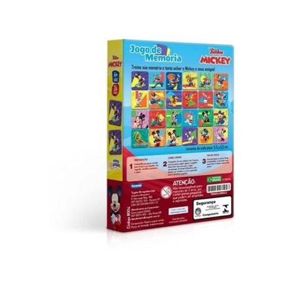 Imagem de Jogo de Memória Disney Júnior Mickey 24 pares 8004 - Toyster