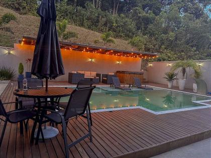 Imagem de Jogo de Mesa 90cm e 4 Cadeiras Aluminio Tela Sling de Piscina Jardim Resistente