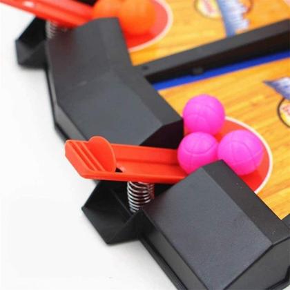 Imagem de Jogo de mesa de basquete Desktop Wokex com 6 bolas para crianças