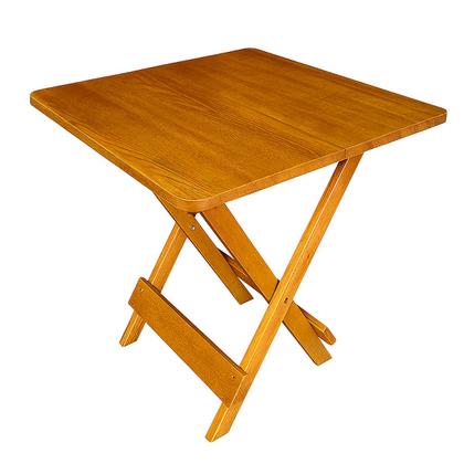 Imagem de Jogo De Mesa Dobrável 70x70 com 4 Cadeiras Madeira Maciça Bar