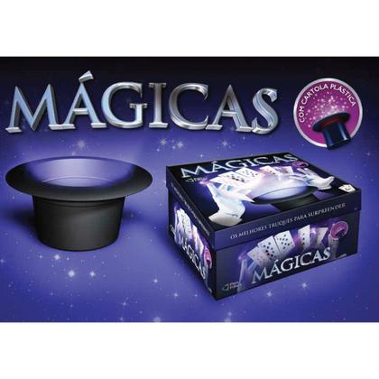 Imagem de Jogo De Mesa Magica Tabuleiro Truque Cartola Varinha Baralho