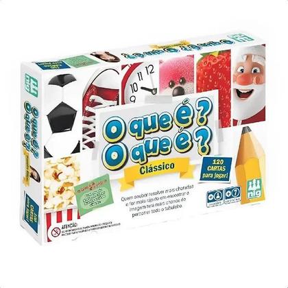 Imagem de Jogo de Mesa o Que É o Que É Classico NIG Brinquedos 1132
