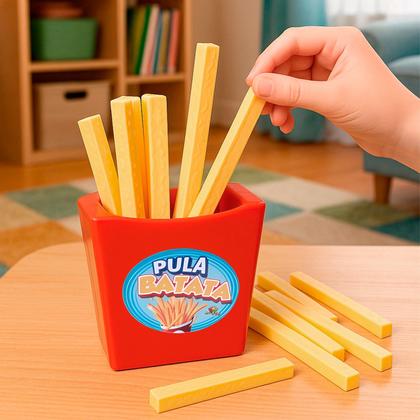 Imagem de Jogo De Mesa Pula Batata Infantil Brinquedo Batatinha Frita Educativo Divertido