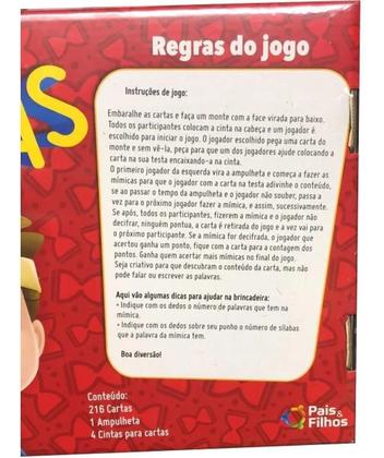 Imagem de Jogo De Mimica Fazendo Mimica - Pais E Filhos 0987