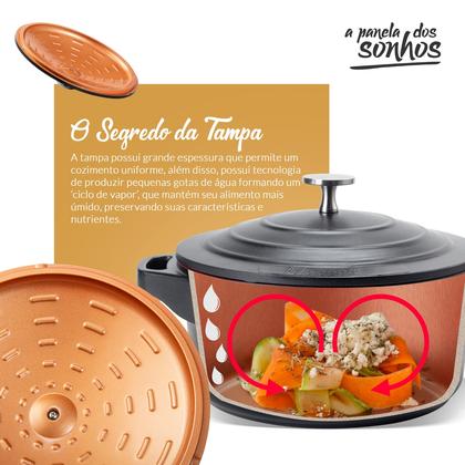 Imagem de Jogo de Panela Antiaderente Cerâmica Preto 4 Peças Le Cook