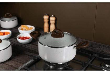 Imagem de Jogo de panela brinox 5 peças smart plus ceramica 4774/101