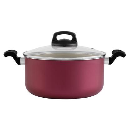 Imagem de Jogo de Panela Cor Cereja Teflon Antiaderente Premium 5 Peças Panelux