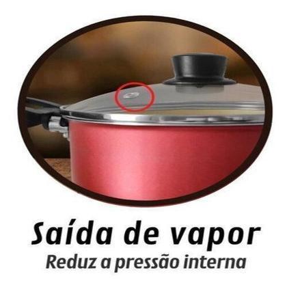 Imagem de Jogo de Panelas 08 Peças Cereja Remaza - Compra Segura