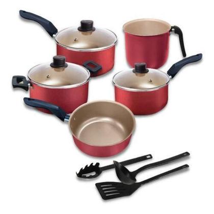 Imagem de Jogo de Panelas 08 Peças Cereja Remaza - Compra Segura