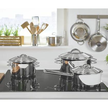 Imagem de Jogo De Panelas 11 Peças Inox Fundo Triplo Solar Tramontina