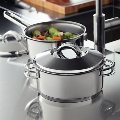 Imagem de Jogo De Panelas 11 Peças Inox Fundo Triplo Solar Tramontina