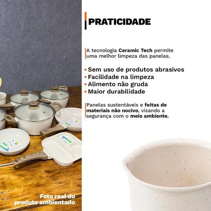 Imagem de Jogo de Panelas 11 Peças Premium Indução Revestimento Cerâmico