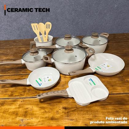 Imagem de Jogo de Panelas 11 Peças Premium Indução Revestimento Cerâmico
