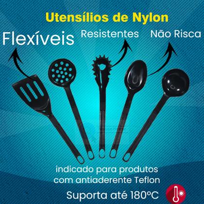 Imagem de Jogo de panelas 13 Peças Cereja Antiaderente Teflon com Frigideira 24 Grande e Forma de Torta Com fundo Falso