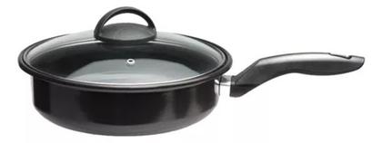 Imagem de Jogo de Panelas 2 Peças Fogão Indução Cooktop Lenha e Gás Tampa Vidro