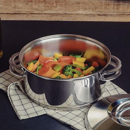 Imagem de Jogo De Panelas 2 Peças Inox Fundo Triplo Solar Tramontina