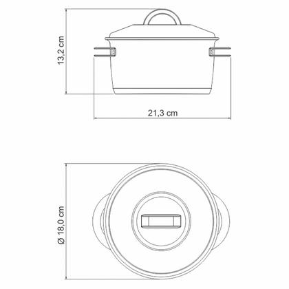 Imagem de Jogo De Panelas 2 Peças Inox Fundo Triplo Solar Tramontina