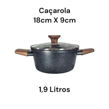 Imagem de Jogo De Panelas 4 Peças Aluminio Cozinhar Almoço Janta Arroz