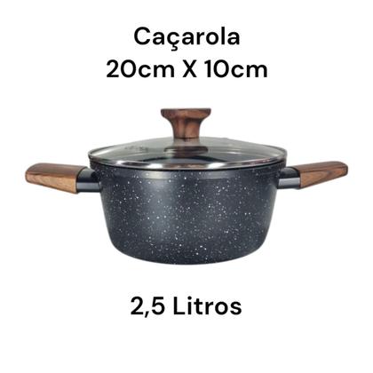 Imagem de Jogo De Panelas 4 Peças Aluminio Cozinhar Almoço Janta Arroz