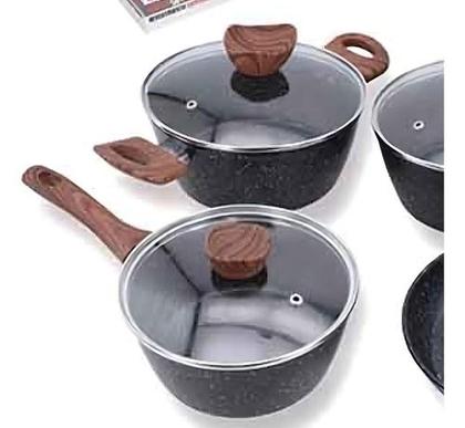 Imagem de Jogo De Panelas 4 Peças Antiaderente Fogão Gás E Elétrico