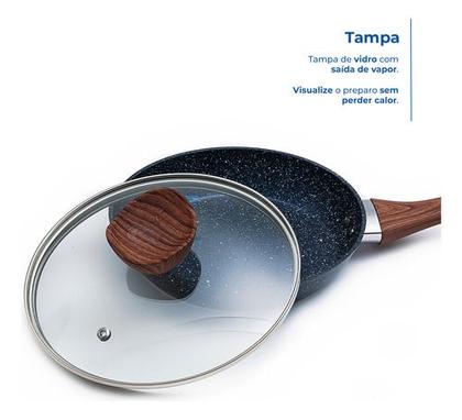 Imagem de Jogo De Panelas 4 Peças Antiaderente Fogão Gás E Elétrico