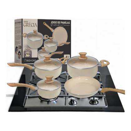 Imagem de Jogo de Panelas 4 Peças Cerâmica Linha Grécia