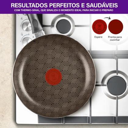 Imagem de Jogo de Panelas 5 Peças Facilita Vermelho Rochedo