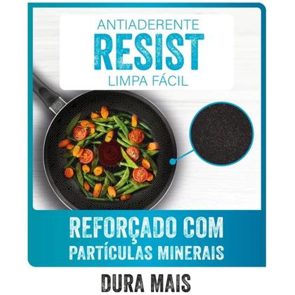 Imagem de Jogo de Panelas 5 Peças Facilita Vermelho Rochedo