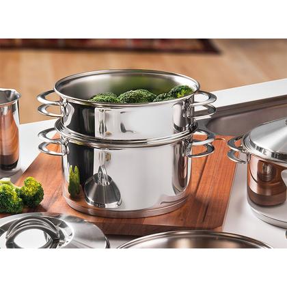 Imagem de Jogo De Panelas 8 Peças Inox Fundo Triplo Solar Tramontina