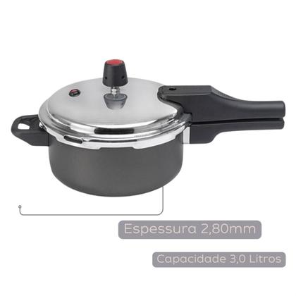 Imagem de Jogo de Panelas 8 peças Panela de Pressão Frigideira Antiaderente e Utensílios