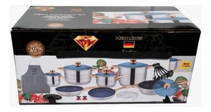 Imagem de Jogo De Panelas Alemã - 23 Pçs - Anti-Aderente Fogão Indução