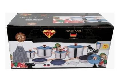 Imagem de Jogo De Panelas Alemã - 23 Pçs - Anti-Aderente Fogão Indução