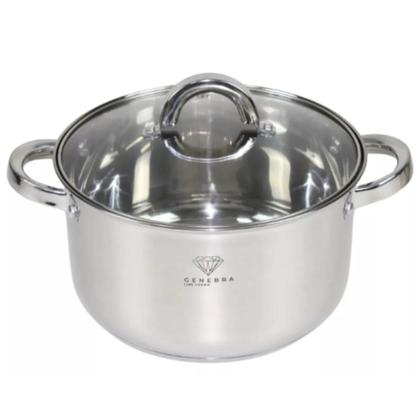 Imagem de Jogo De Panelas Alemãs de Aço Cirurgico Inox 19 Peças