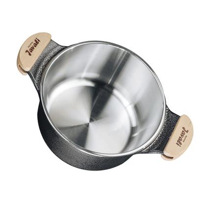 Imagem de Jogo de panelas aluminio fundido javali com tampa de vidro
