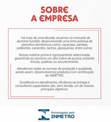 Imagem de Jogo De Panelas Alumínio Puro Fundido Batido Grosso 7 Peças Polido