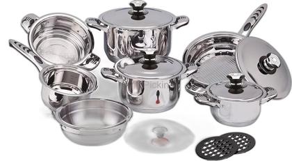 Imagem de Jogo de Panelas Antiaderente 23 peças - Tecnologia ALEMÃ