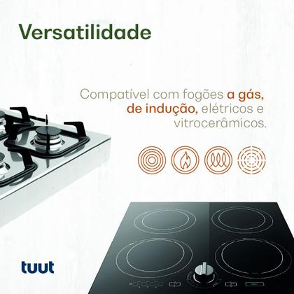 Imagem de Jogo de Panelas Antiaderente Alumínio Indução Ecoglide Tuut 5 Peças Marble